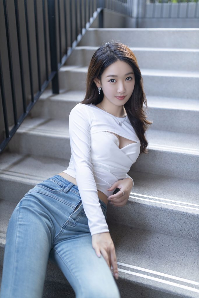 唐安琪 户外牛仔裤写真(81P)-小二写真