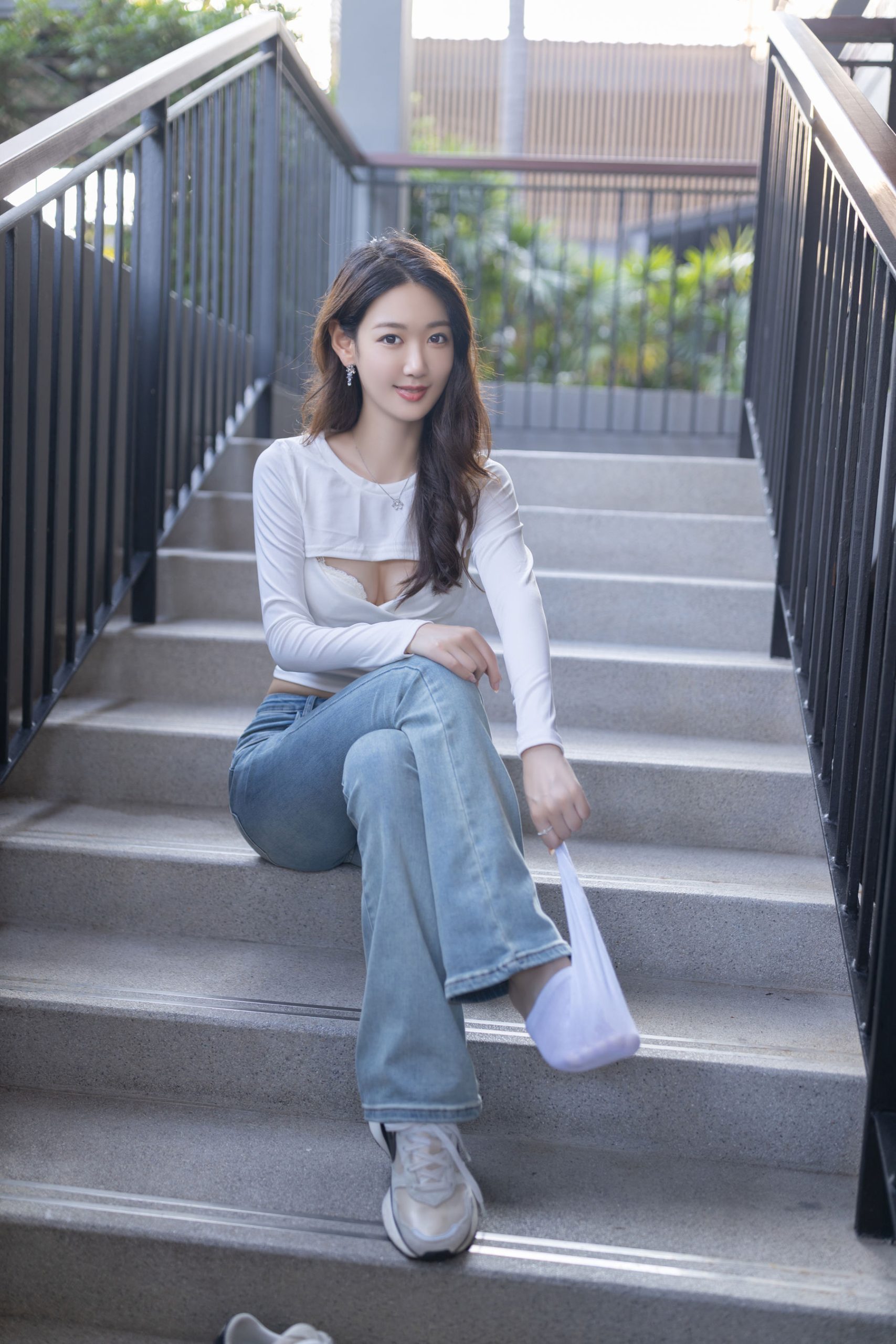 唐安琪 户外牛仔裤写真(81P)-小二写真